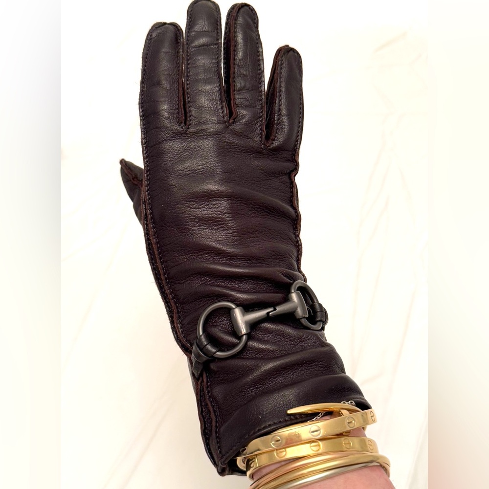 GUCCI LEATHER GLOVES
